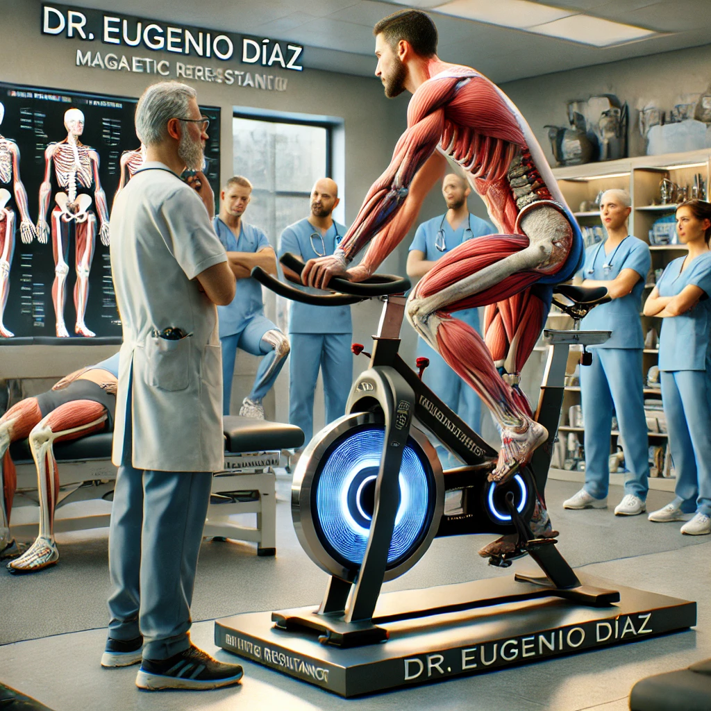 Ciclo Indoor en rehabilitación de la rodilla. Traumatólogo Granada. Dr Eugenio Díaz
