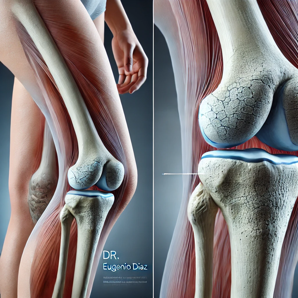 Encondroma en la rodilla Traumatologo Granada Dr Eugenio Díaz